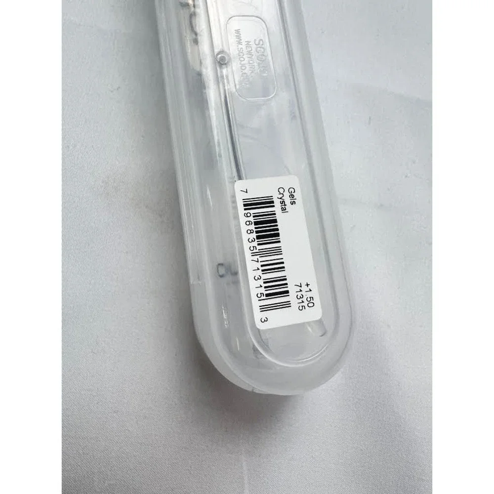 NEW! Scojo New York Gels Original Reading Glasses 1.50x Crystal Clear‎